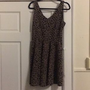 Cheetah print dress